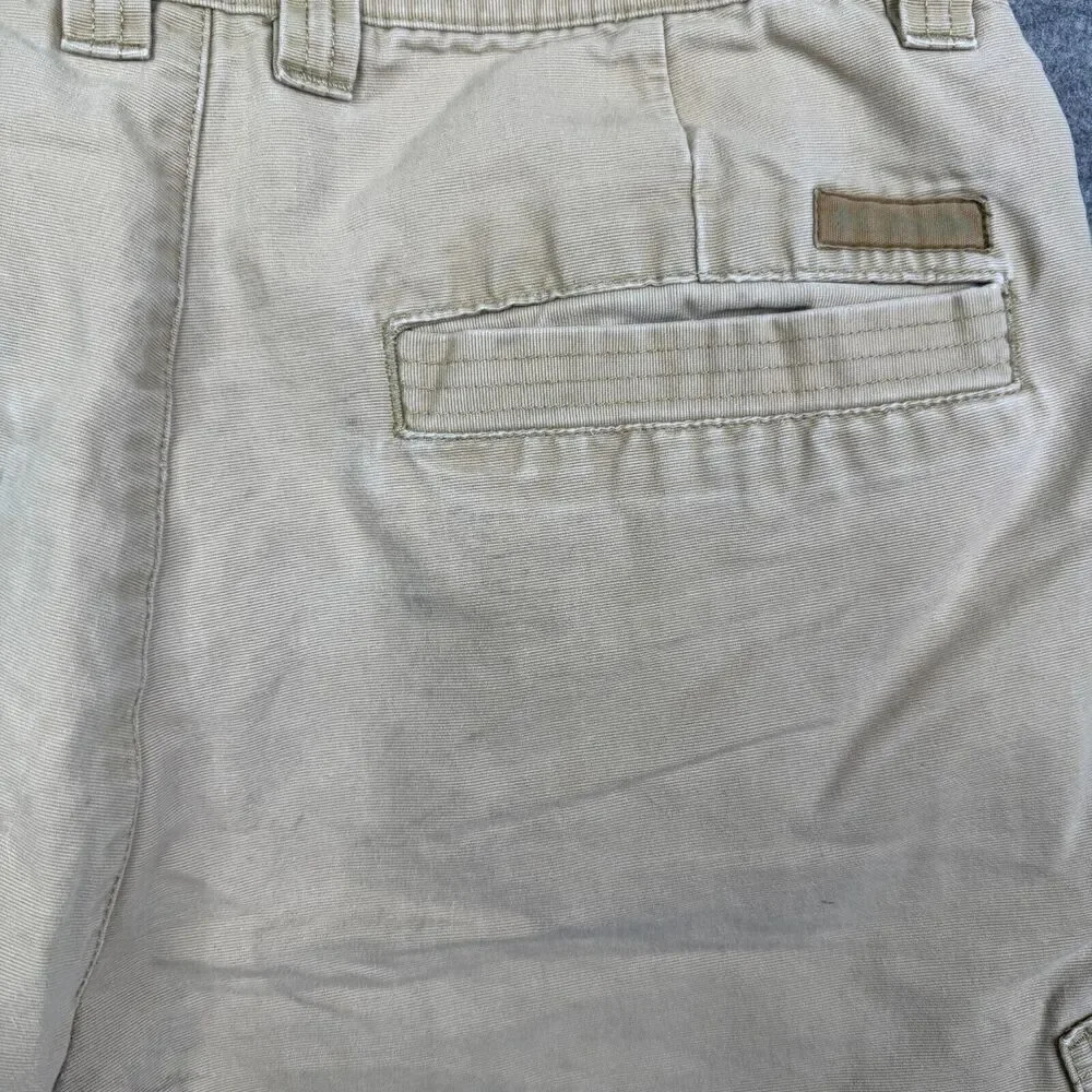 Columbia Shorts Rugged Outdoor Chino Denim Mens 34 Utility Work